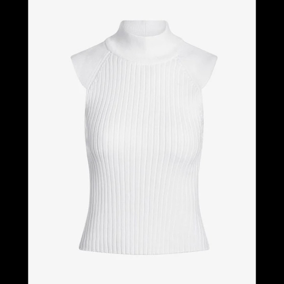 NWT Varley Fowler Fitted Knit Sweater Tank - Picture 5 of 16